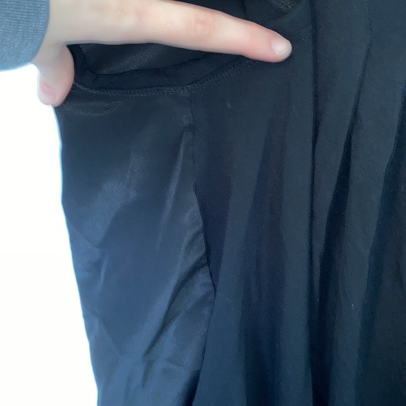 Tiny Dual Fabric Cap Sleeve Tank - Picture 2 of 7